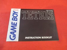 Tetris Nintendo Game Boy Instruction Manual Booklet ONLY P