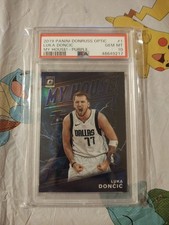 2019-20 Panini Donruss Optic Luka Dončić PSA 10 My House Purple Prizm