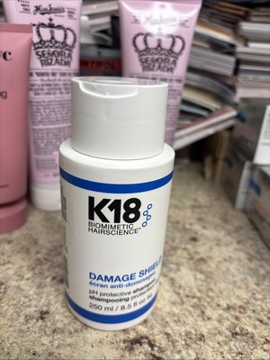 K18 DAMAGE SHIELD pH Protective Shampoo SMALL BUSINESS CAT LADY    ️    
