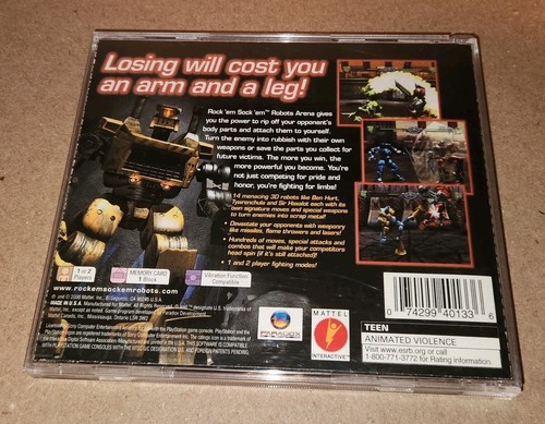 Rock 'Em Sock 'Em Robots Arena (Sony PlayStation 1, 2000) - Imagen 3 de 3