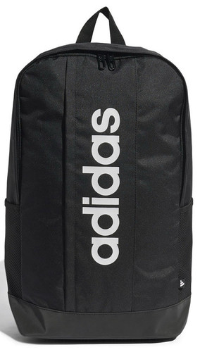 Adidas Essentials Linear 18.5L Backpack School/Work/Gym Black-White FREE SHIP - Picture 1 of 6