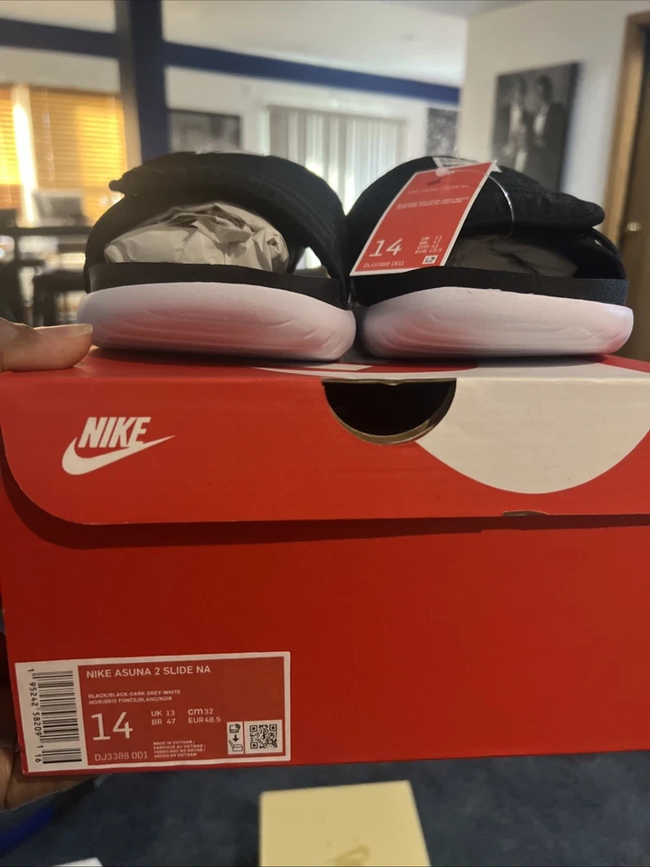 Nike Asuna 2 Slide 'Black Sail' Size 14 - Image 2 of 4