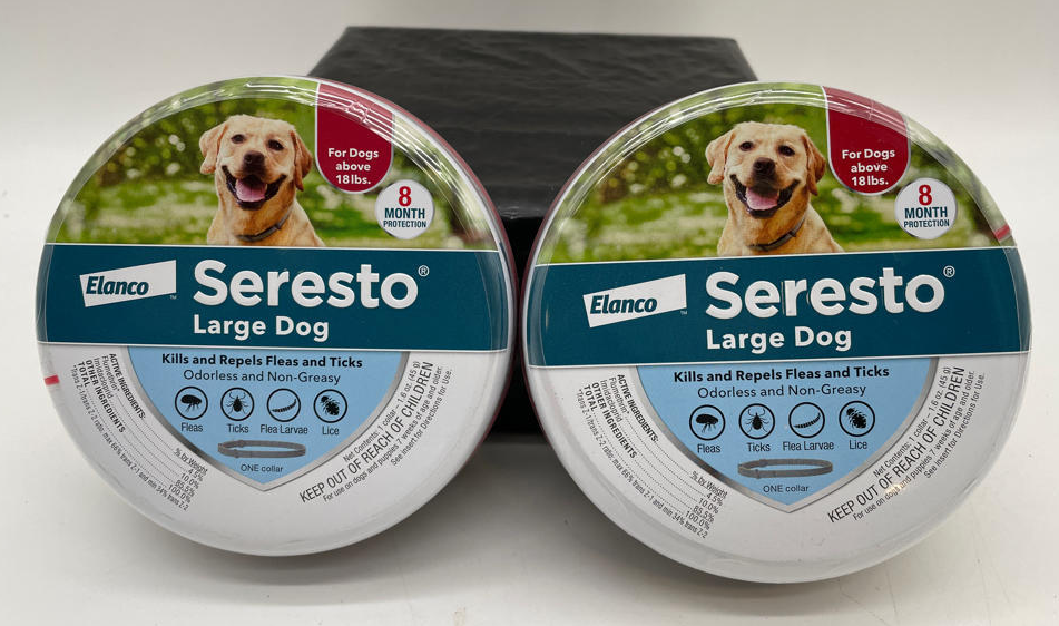 Seresto 86030594 Flea and Tick Collar for Large Dogs, Over 18 lbs