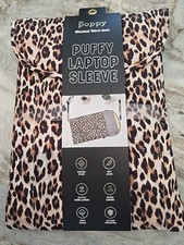Puffy Laptop Sleeve up to 16" closure protect your tech NEW