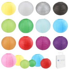 5 pcs 6" 8" 10" 12" 14" 16" 18" 20" Chinese Paper Lantern Wedding Party Decor