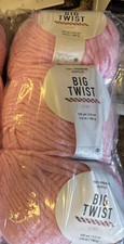 NEW, BIG TWIST ICING YARN, BUBBLEGUM PINK, 3 PACK