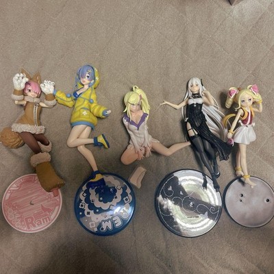 Re Zero Figures Lot Beatrice Echidna Ram Rem Minerva Collectible Japan Anime