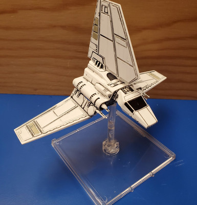 Lambda Class Imperial shuttle Mini stands bases Star Wars X-Wing Miniatures Game