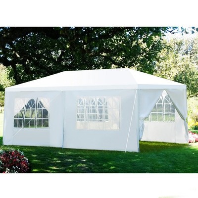 10'x20' Heavy Duty Canopy Party  Gazebo Cater Event Wedding TentW/Side Walls