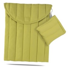 Puffy Laptop Sleeve Set 13-14 Inch Green, Protective Carrying 13/14 Green Set