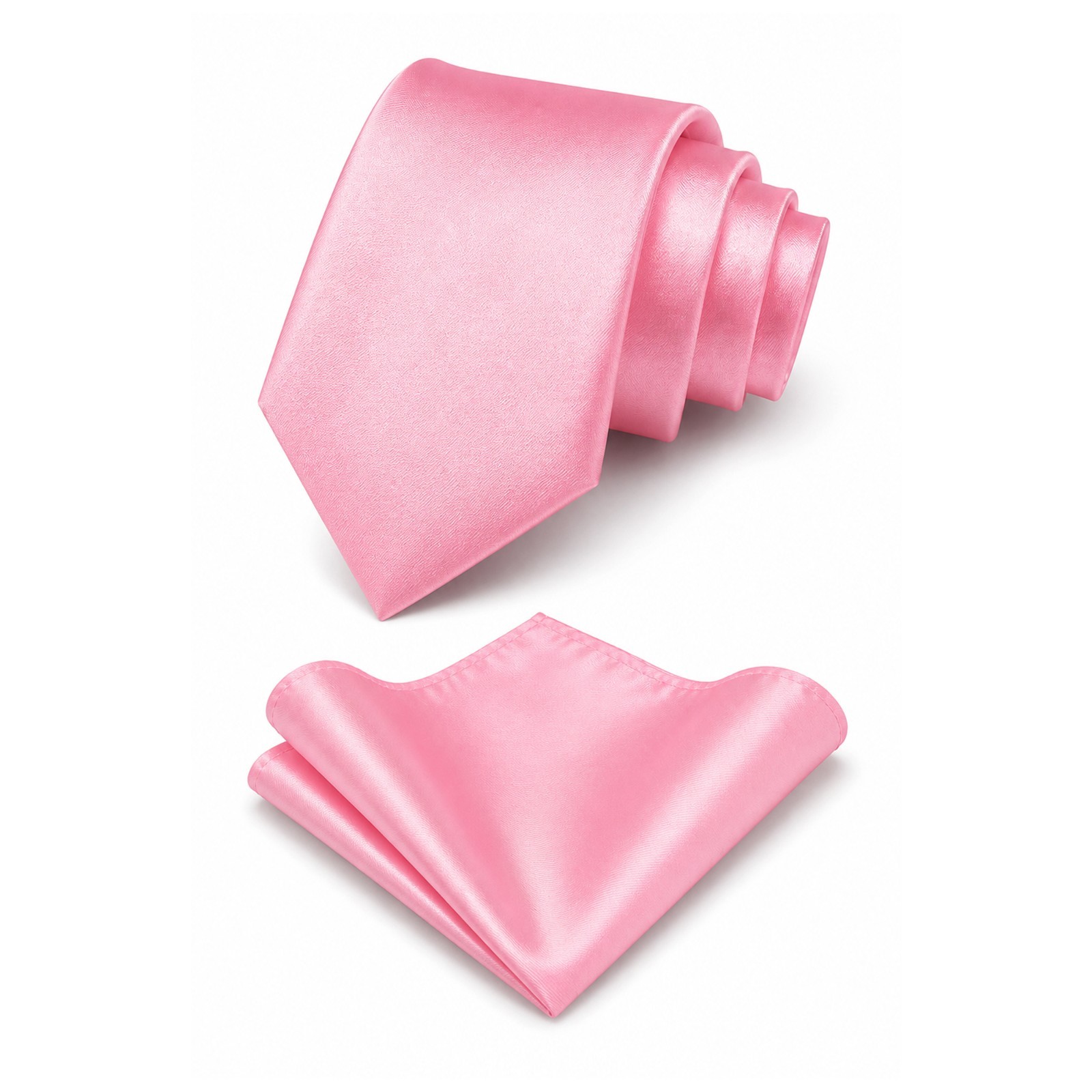 Weddecor Set De Corbata Y Pañuelo De Bolsillo Poliéster Clásico Boda 2 Piezas