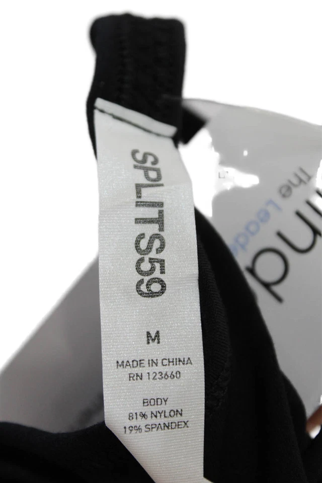 Splits 59 Mujer Cuello Redondo Sin Mangas Mameluco Activo Espalda Talla Mediana Foto 4 de 4