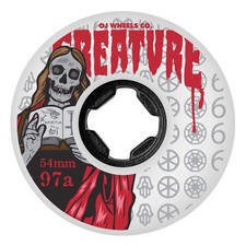 OJ Wheels 54mm 97a Book of Bloodsuckers Bloodsuckers White Skateboard Wheels