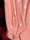 P2🎄Carters Baby Girls 6M Little Sister Footed Pajama 2 Way Zipper 6M NEW W TAGS — photo 7