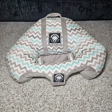 The Original Hugaboo HUG4185 Infant Sitting Chair, Blue Chevron