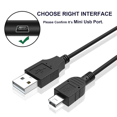 Yeti Blueマイク(Mini USBケーブル欠品) Replacement 5Ft USB Mini B Cable for Blue Yeti Pro, Snowball Ice