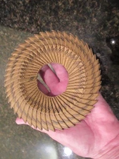 WWII Trench Art Philip Morris Cigarette Pack Wreath