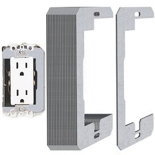 20 Pcs Wall Plate Spacer- Metal Flush Fit Device Leveling Plates