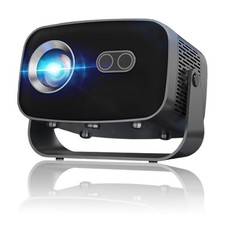Projector with WiFi 6 and Bluetooth 5.0, 4K Supported Auto Keystone Electric ...