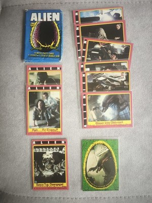 Alien Trading Cards 1979 Topps/ Original Wachs Wrapper/ Alien Collector/Sticker 