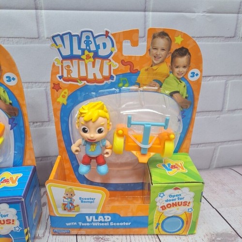 YouTube Vlad e Niki Supereroe Cimplete Set di 6, Personaggi da 3", Compagni di Gioco 2021 - Foto 4 di 8