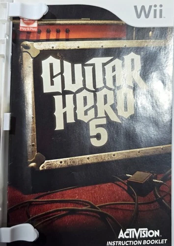 Activision Guitar Hero 5 Nintendo Wii Multiplayer Party Play Manual Included