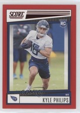 2022 Score Rookies Red Kyle Philips #393 4u9