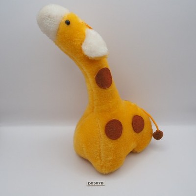 D0507B Sanrio Vintage Rainbow Circus Collection Giraffe 1986 Plush 9'' Toy Japan