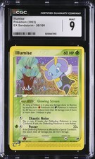 CGC 9 Illumise 38/100 EX Sandstorm 2003 Pokemon Card on eBay