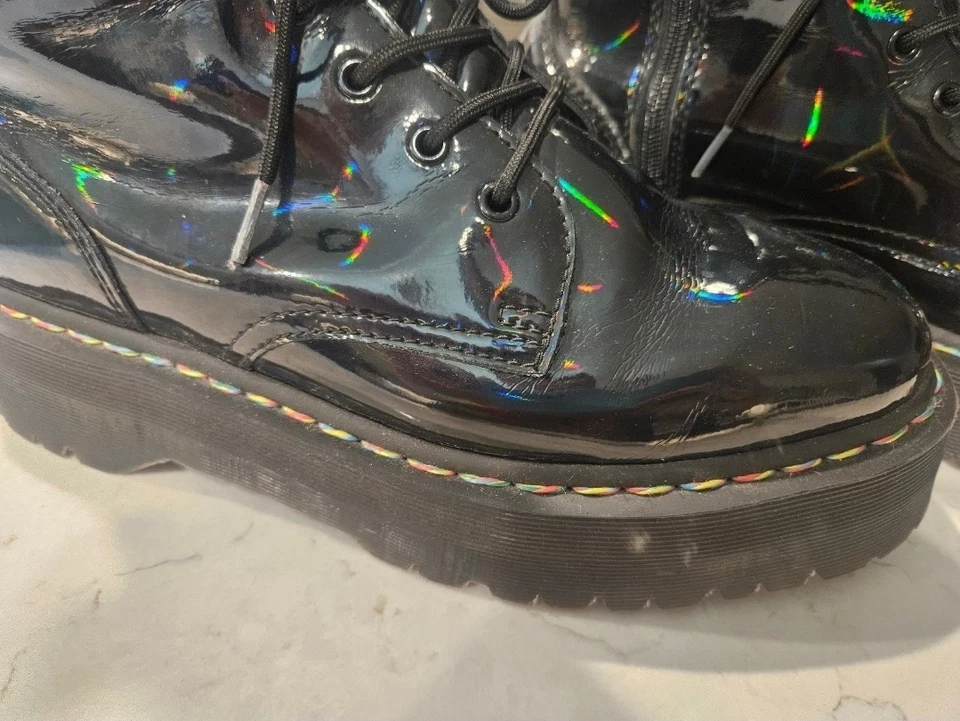 Botas de plataforma Dr Martens Jadon Hi Rainbow Pride Foto 4 de 4