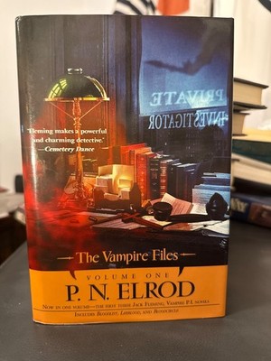 P.N. Elrod The Vampire Files Volume One 2003 Hardcover Omnibus Book Club Edition