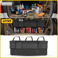 Car Trunk Net Suv Cargo Organizer Hanging Back Seat Storage Organizer Bag Black