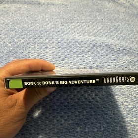 Hudson Soft Bonk 3: Bonk's Big Adventure TurboGrafx-16 1993 Manual Included
