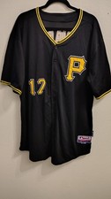 MAJESTIC PITTSBURGH PIRATES BASEBALL JERSEY #17 PEDRO ALVAREZ - SIZE 54