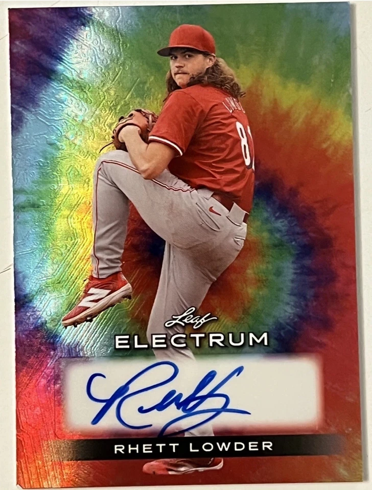 Lote 5 Auto BURNS Strand PATCH De La Cruz PÓ Marte 50 Stewart Cincinnati Reds - Imagem 2 de 4