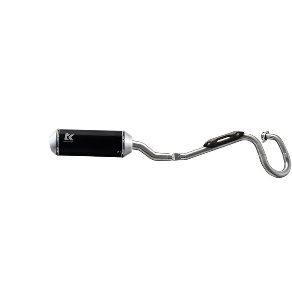 Escape MH Tray 125 24 Oval Hoch FüR Motorrad Rohr Auspuff Hochleistung Klang-image