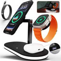 Ladestation Iphone Apple Watch Induktiv Led-Licht 4In1 Magsafe Wireless Charger