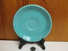 Homer Laughlin Fiesta Ware Turquoise 6" Ceramic Stoneware Saucer Plate USA