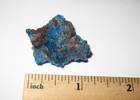 1.1" SMALL RARE NATURAL CHALCANTHITE CRYSTAL CLUSTER W/ MATRIX ARIZONA, USA 5.1g — photo 5