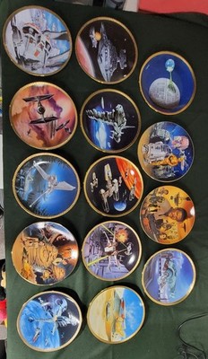 Vintage Hamilton Collection STAR WARS Collector Plates 1995-99. 14 Plates