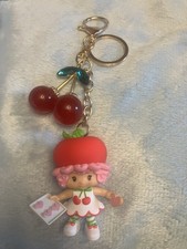 Strawberry Shortcake Cherry Cuddler Mini Figure Doll Custom Keychain Bag Clip