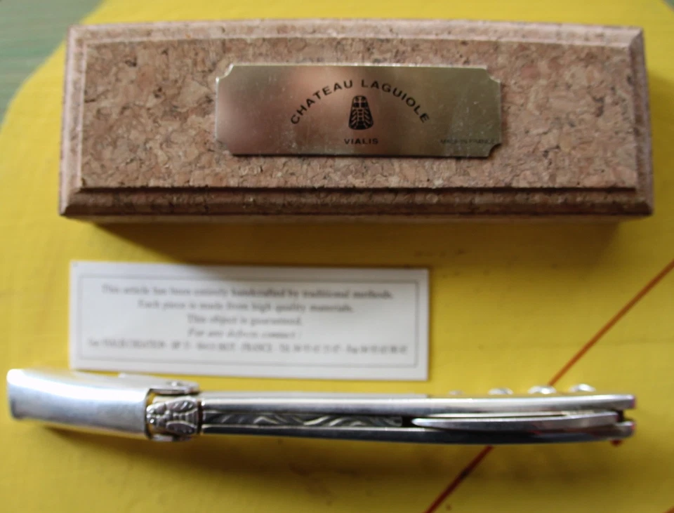 Sacacorchos LAGUIOLE enchapado en plata de ley de Harrods of London Foto 2 de 3