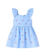 Janie And Jack Embroidered Flag Dress