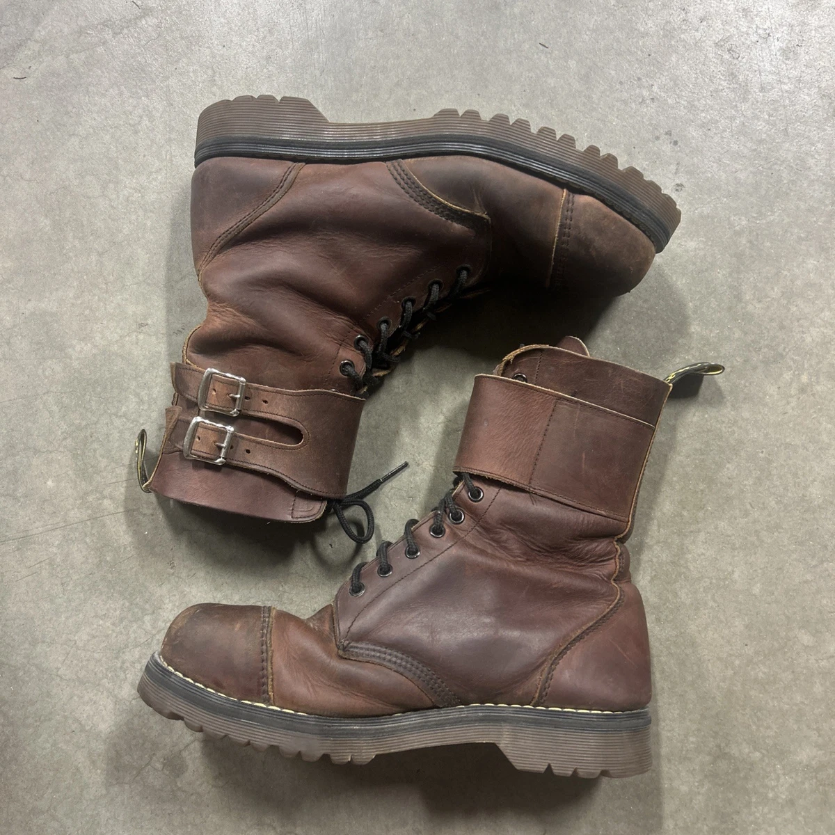 Dr. Martens Brown Buckle Boots for Men for Sale | Shop New 