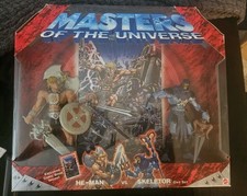 MATTEL 2002 200X MASTERS OF THE UNIVERSE HE-MAN VS SKELETOR GIFT SET UNOPENED