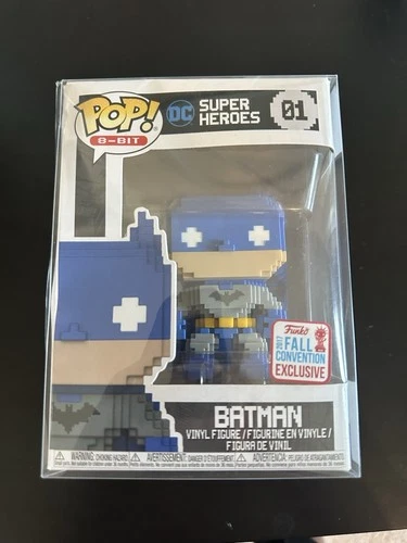Funko Pop 8-Bit Collection #01 Batman Dc Super Hero’s Fall Convention Exclusive.