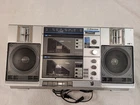 VTG Emerson CTR 949 Dual Cassette Stereo Boombox AM/FM Radio Tape Deck A Works