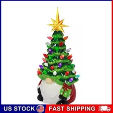 Lighting Up Gnomes Resin Christmas Tree 46 Multicolored Lights Hand-Painted、Gift