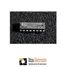 Philips PC74HC4040P (74HC4040) 12-stage binary ripple counter IC 16 pin PDIP