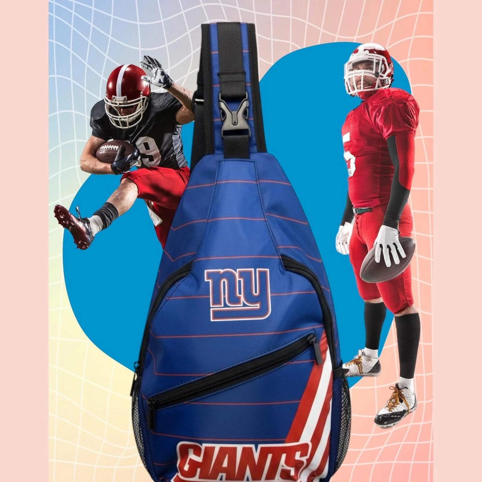 NY Giants Football Chest Bag